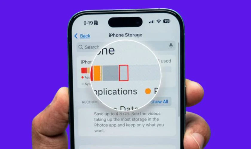 Lưu ý khi giải phóng dung lượng iPhone