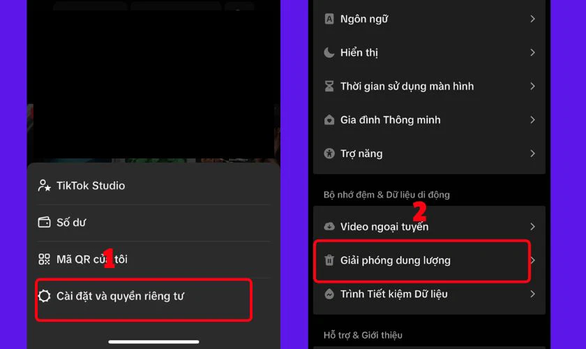Dọn bộ nhớ đệm ứng dụng