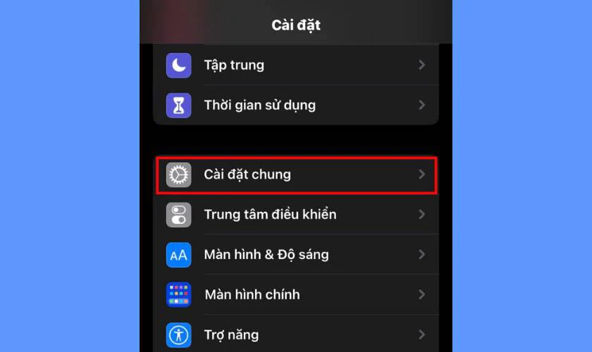 Cách giải phóng dung lượng Messenger trên iPhone trong Cài đặt