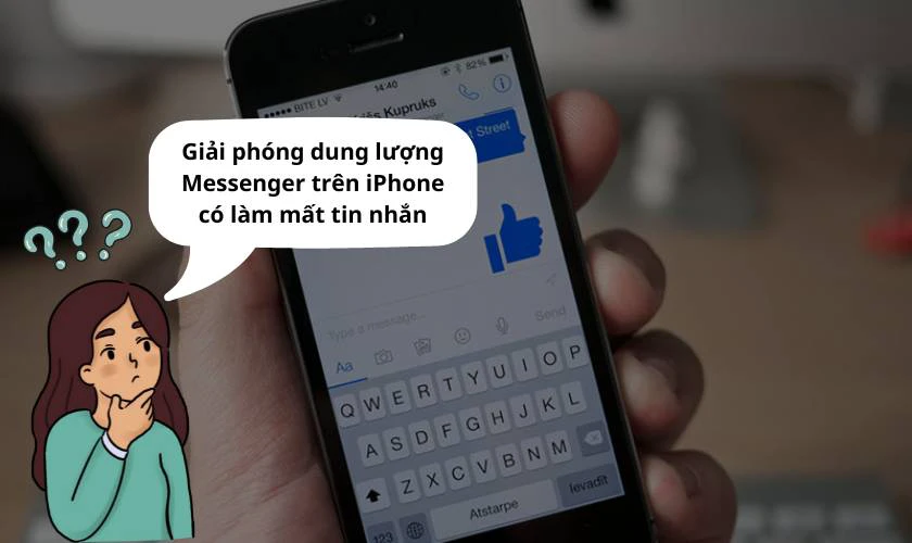 Giải phóng dung lượng Messenger trên iPhone có làm mất tin nhắn?