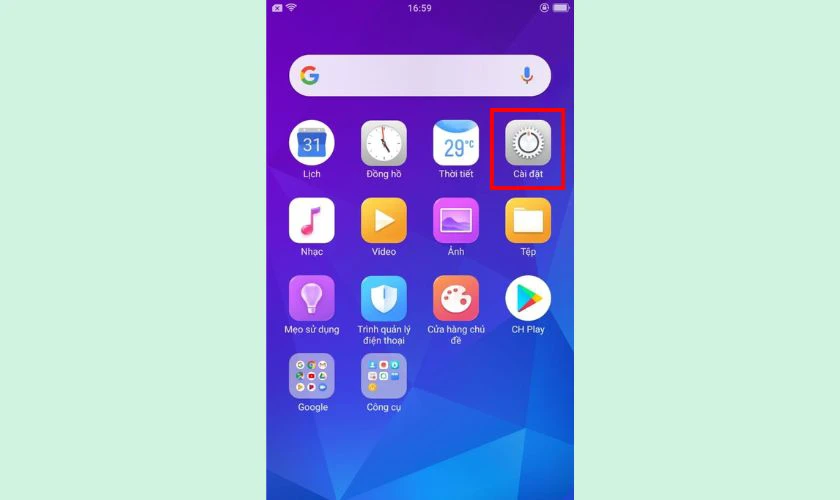 Cách giải phóng dung lượng OPPO