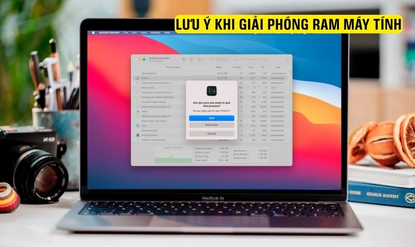 Lưu ý khi giải phóng RAM máy tính