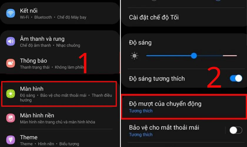 Giảm lag khi chơi game trên điện thoại bằng cách tăng tốc độ làm mới màn hình