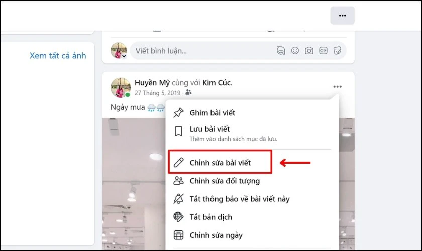 Cách gỡ bỏ gắn thẻ tên người khác trong bài đăng trên Facebook