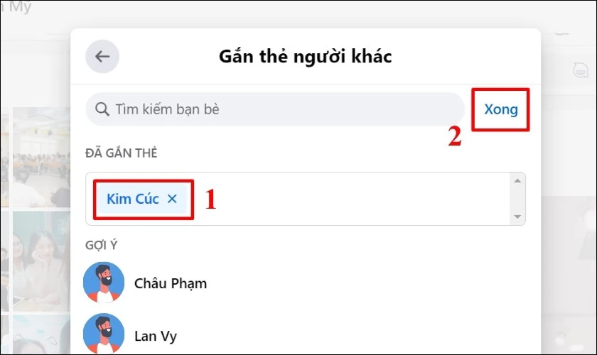 Cách gỡ bỏ gắn thẻ tên người khác trong bài đăng trên Facebook