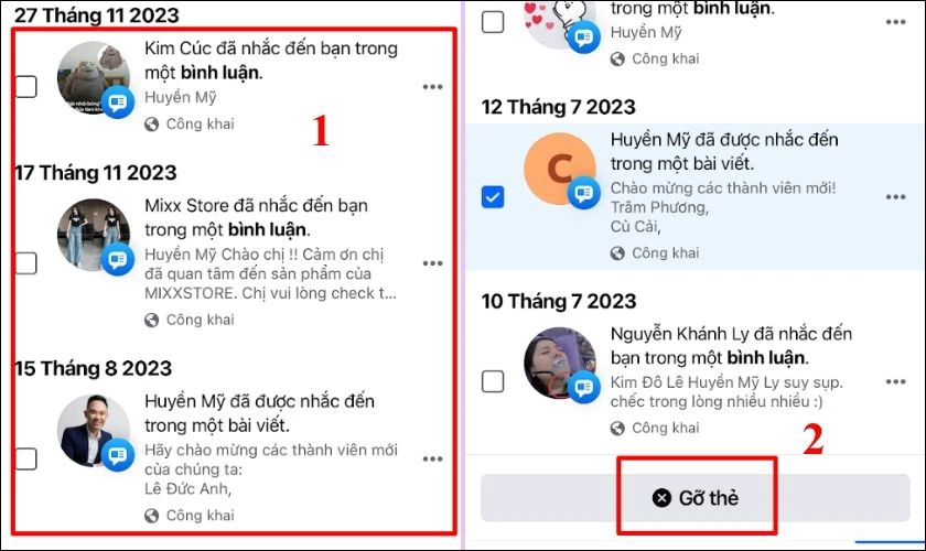 Có cách gỡ bỏ gắn thẻ hàng loạt trên Facebook không?