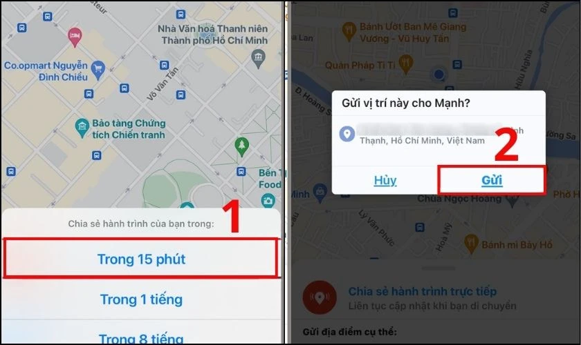 Bạn chỉ cần nhấn Gửi để hoàn tất