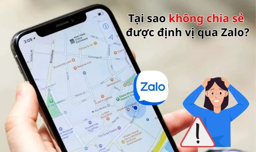 Tại sao không chia sẻ định vị qua Zalo được