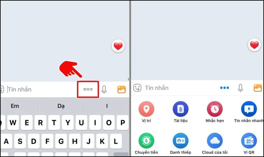 Cách chia sẻ hành trình trực tiếp qua Zalo