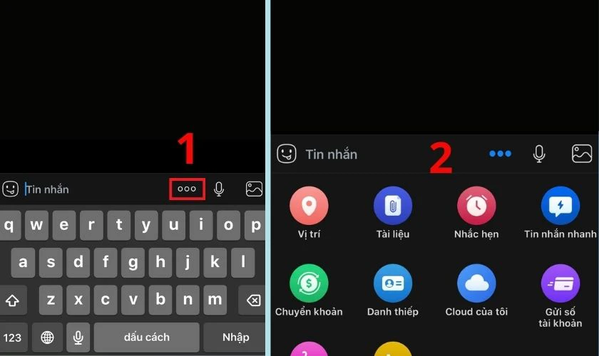 Cách gửi file PDF qua Zalo trên điện thoại