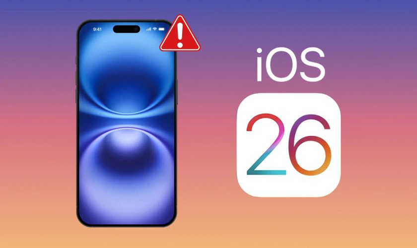 Tại sao không thể hạ iOS 26 xuống 18?