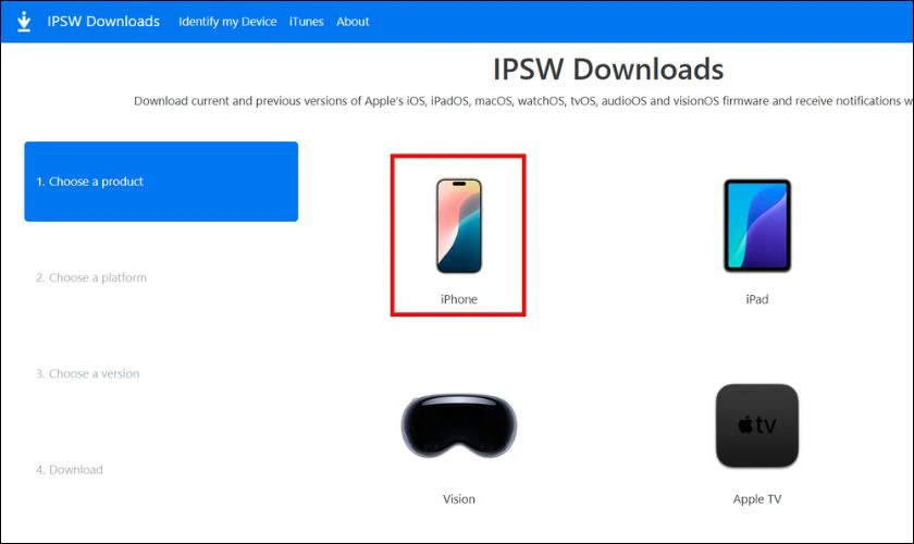 Cách hạ iOS 26 xuống iOS 18: Bước 1