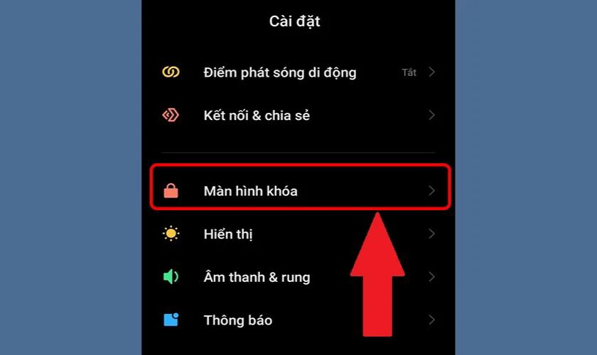 Cách hẹn giờ tắt màn hình điện thoại Xiaomi