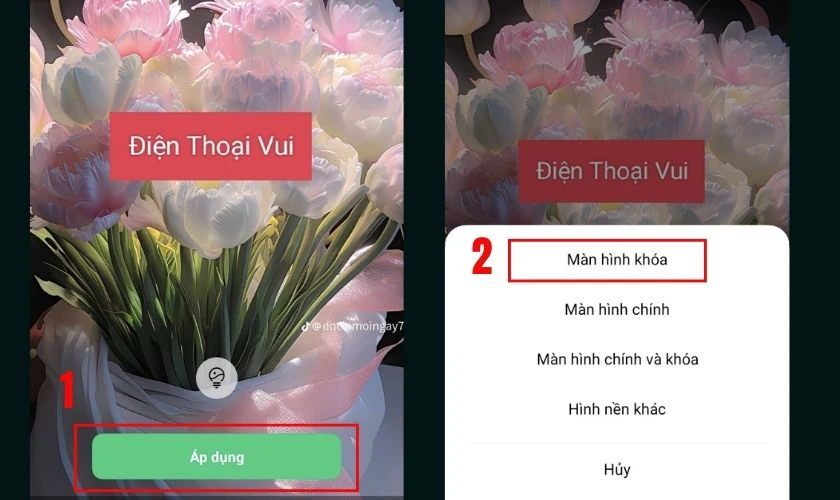 Dùng ảnh có tê mình đặt làm màn hình khóa trên OPPO