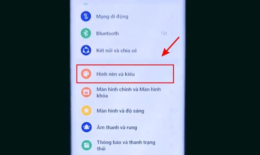 Cài đặt hiển thị tên trên màn hình khóa OPPO trong Màn hình chờ