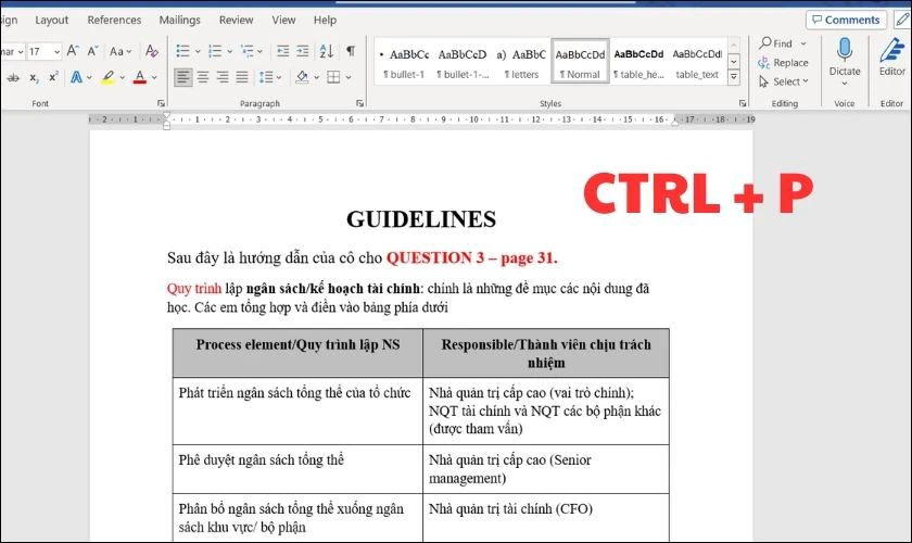 Cách in tài liệu Word, Excel dưới dạng PDF 