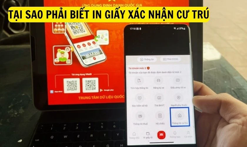 Tại sao phải biết cách in giấy xác nhận cư trú trên VNeID?