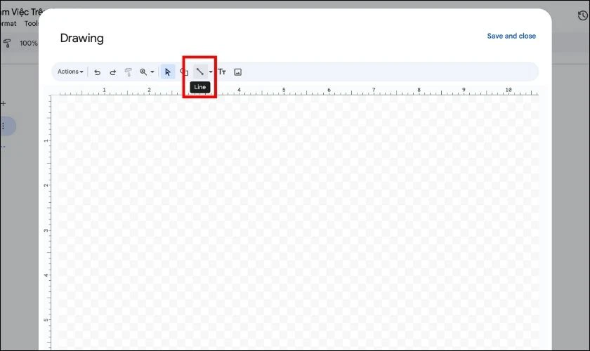 Cách tạo đường kẻ trong Google Docs bằng công cụ Drawing đơn giản