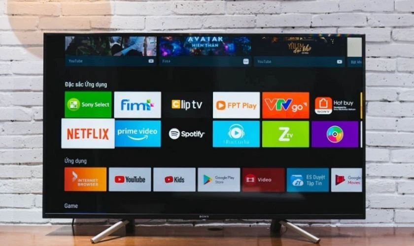 Truy cập các ứng dụng thuộc Chromecast trên tivi của bạn