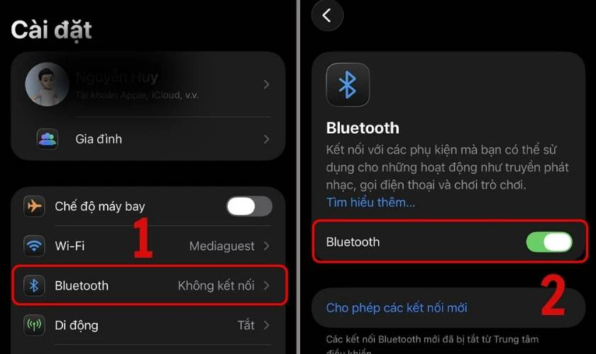 Cách kết nối tai nghe Bluetooth Apple AirPods 3 chính hãng
