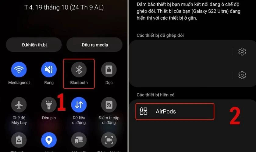 Cách kết nối tai nghe Bluetooth Apple AirPods 3 chính hãng với máy Android