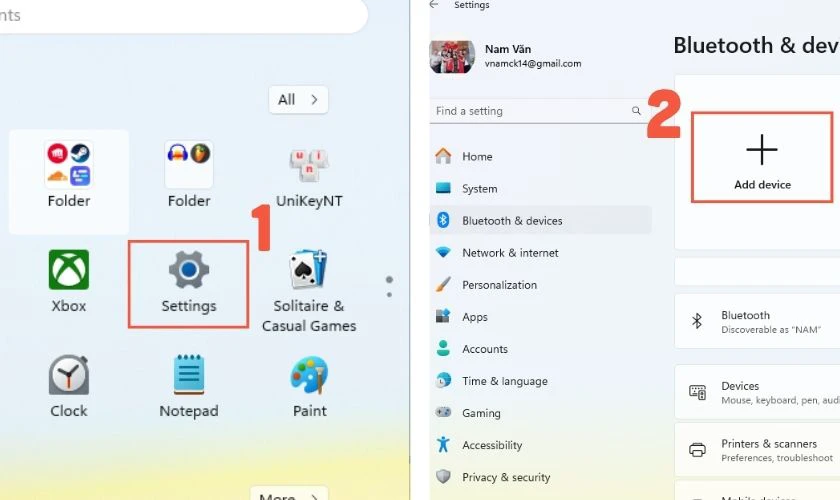 Cách kết nối tai nghe Apple AirPods Pro 2 2022 với máy tính