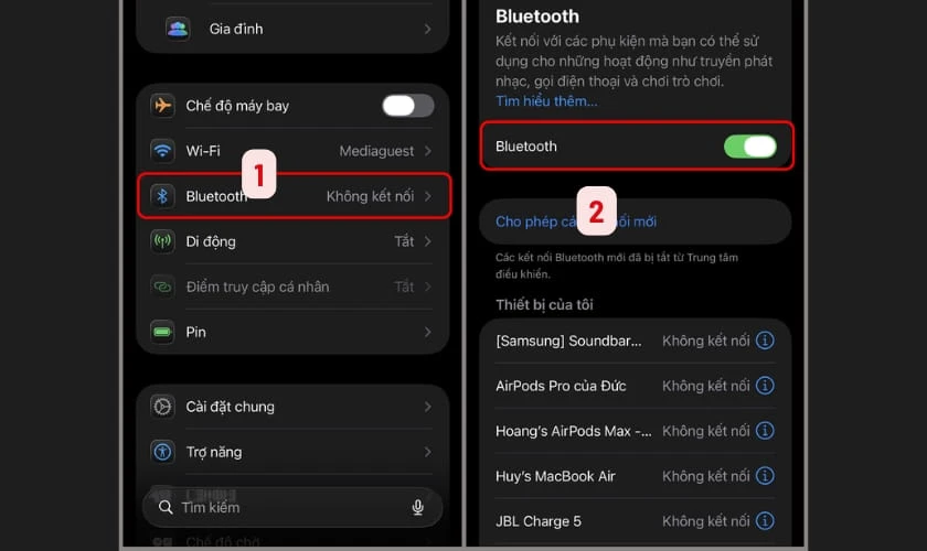 Cách kết nối tai nghe Bluetooth Apple AirPods Pro 2021