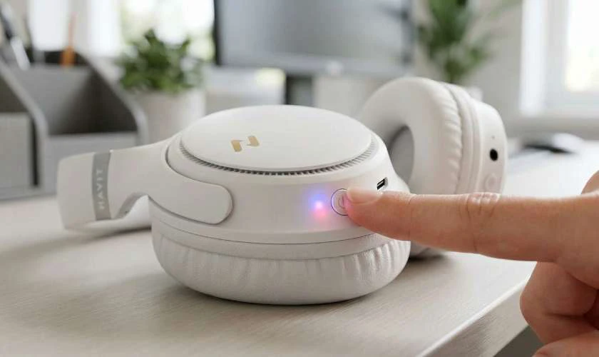 Cách kết nối tai nghe Bluetooth Chụp Tai Havit H630BT đơn giản