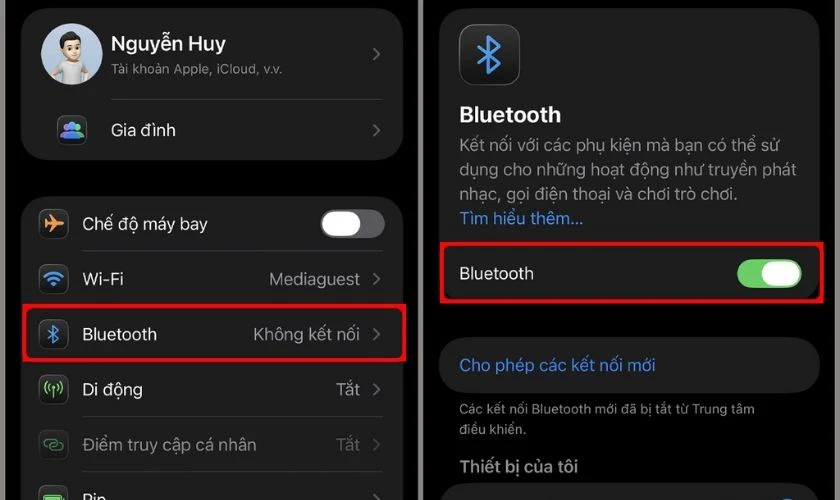 Cách kết nối tai nghe Bluetooth Earbuds SoundPEATS Mac đơn giản