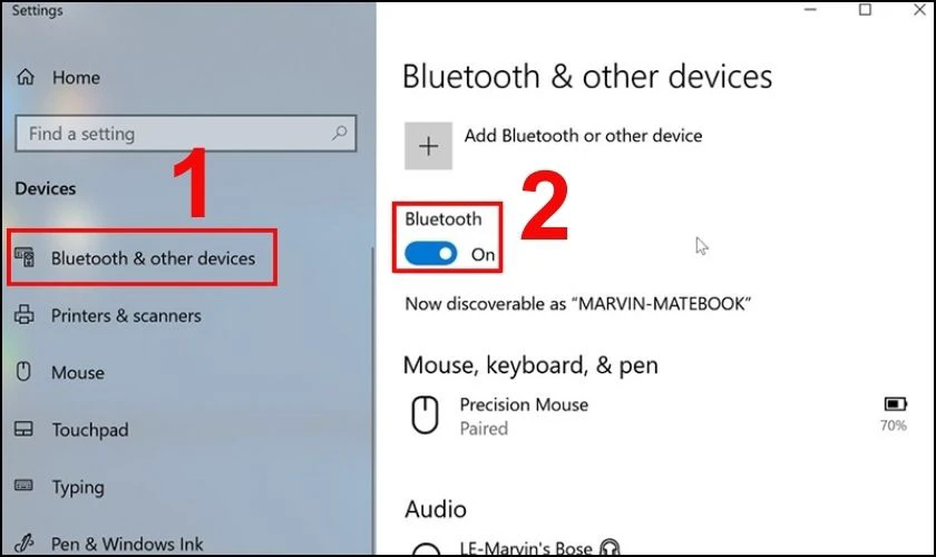 Cách kết nối tai nghe Bluetooth Earbuds SoundPEATS Mac với máy tính
