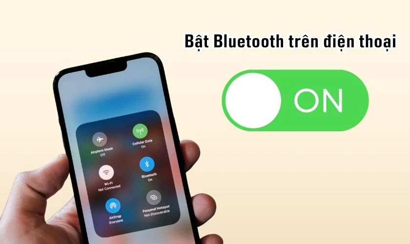 Bật Bluetooth trên điện thoại