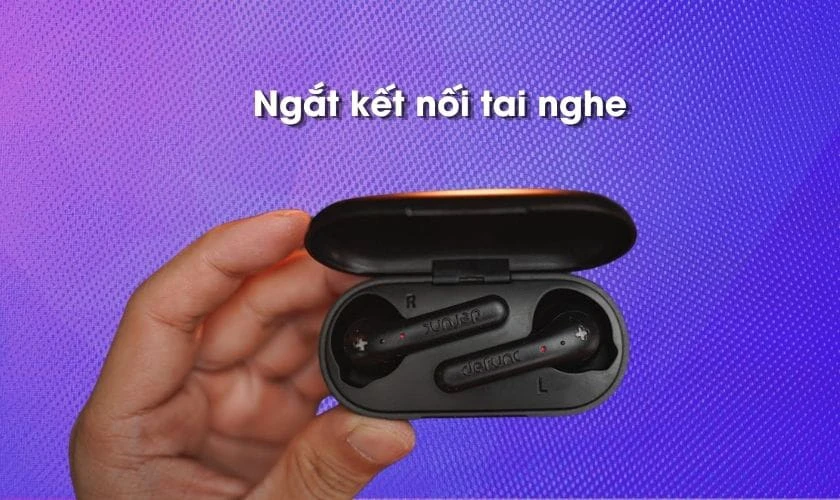 Cách ngắt kết nối tai nghe Bluetooth không dây Defunc True Basic