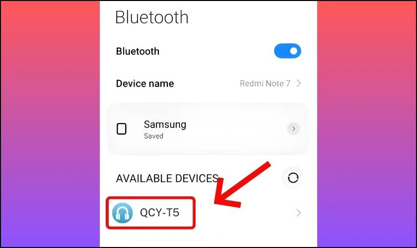 Cách kết nối tai nghe Bluetooth không dây QCY T5