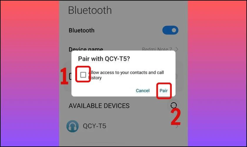 Cách kết nối tai nghe Bluetooth không dây QCY T5 chi tiết