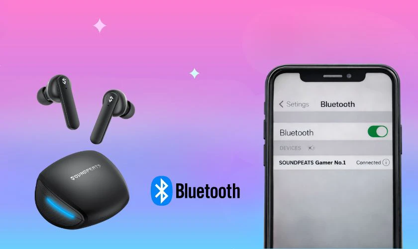 Cách kết nối Tai nghe Bluetooth không dây SoundPEATS Gamer No.1 chi tiết