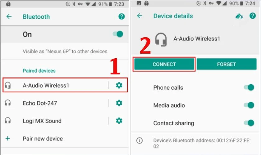 Cách kết nối tai nghe Bluetooth với OPPO