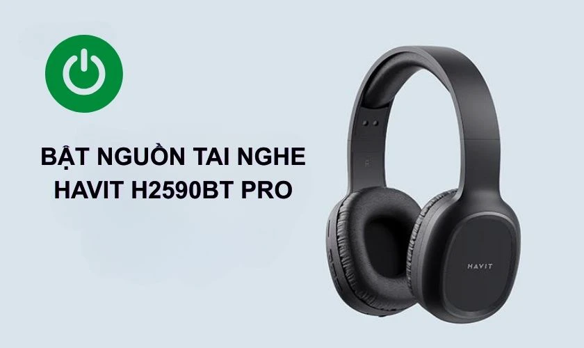 Cách kết nối tai nghe chụp tai Havit H2590BT Pro đơn giản