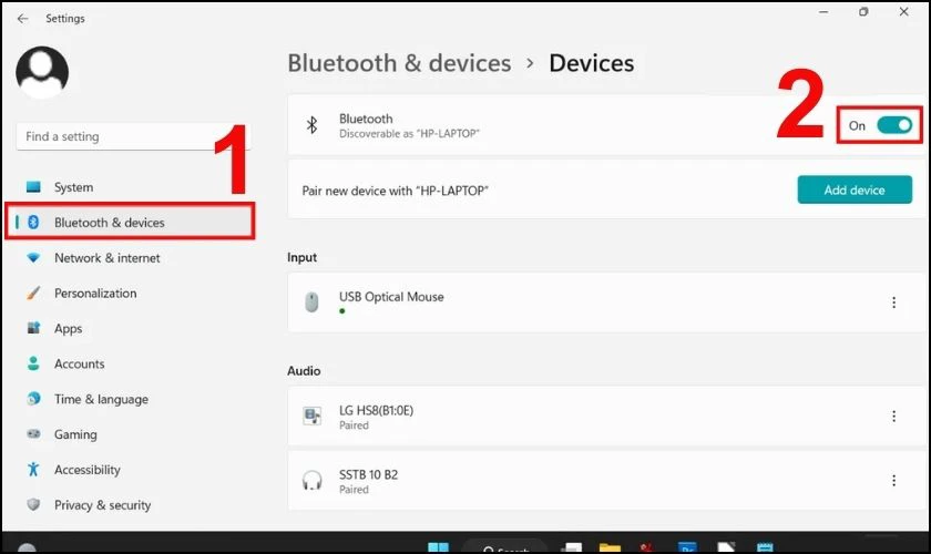 Cách kết nối tai nghe chụp tai Havit H2590BT Pro với máy tính