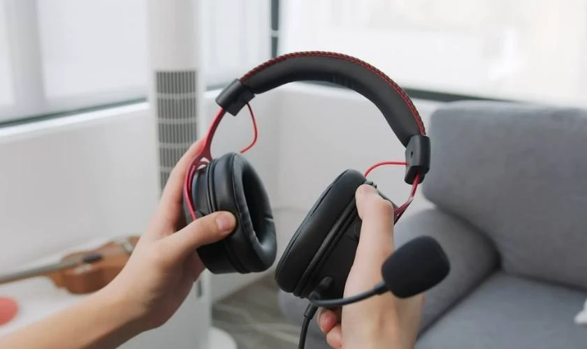 Cách kết nối tai nghe chụp tai Mpow Air Se Gaming BH439A