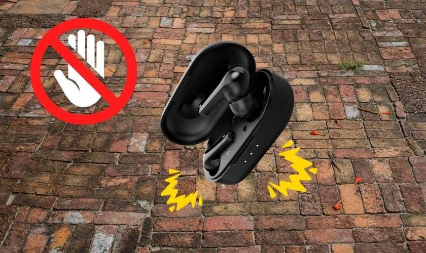 Hạn chế va đập và làm rơi tai nghe Haylou GT3