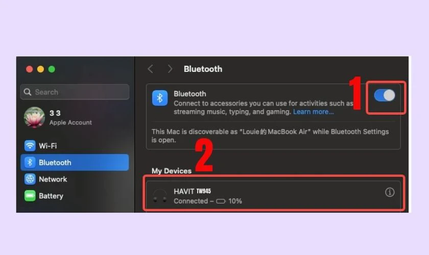 System Settings (Cài đặt hệ thống)