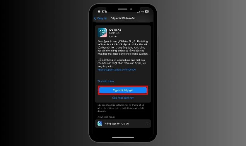 Cập nhật phần mềm mới nhất cho điện thoại