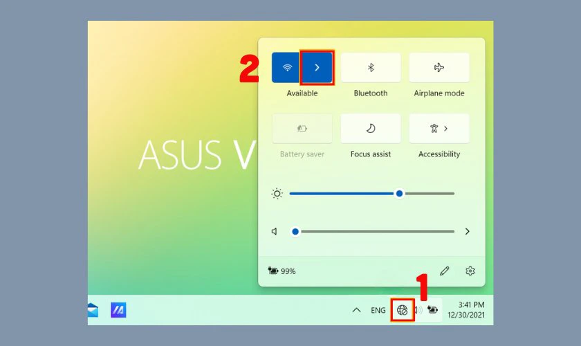 Cách kết nối WiFi cho laptop Win 11
