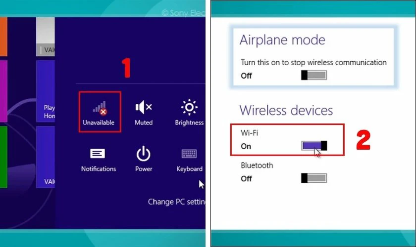 Cách kết nối WiFi cho laptop Win 8