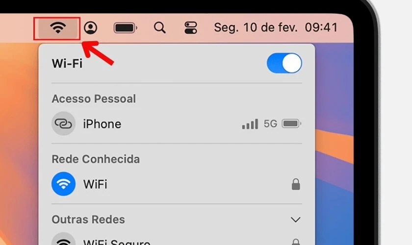 Cách kết nối WiFi cho MacBook
