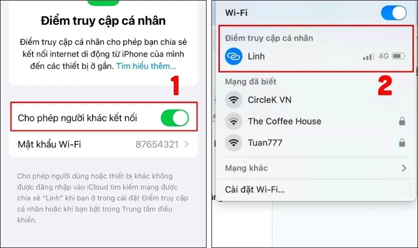 Cách kết nối WiFi cho laptop từ điện thoại nhanh chóng