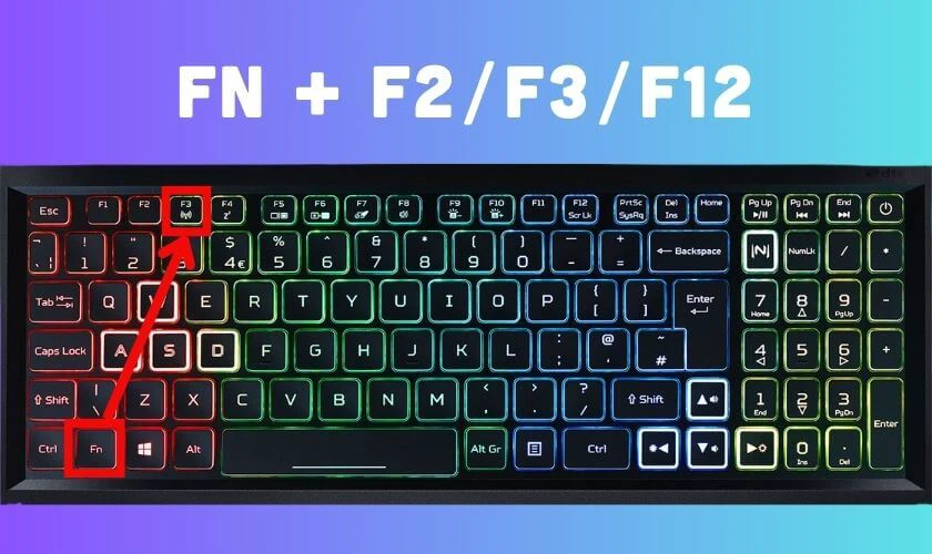 Cách kết nối WiFi cho laptop Acer bằng tổ hợp phím