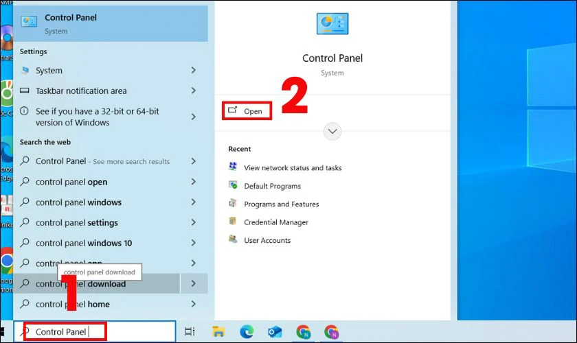 Cách kết nối Wifi cho laptop Dell bằng Control Panel