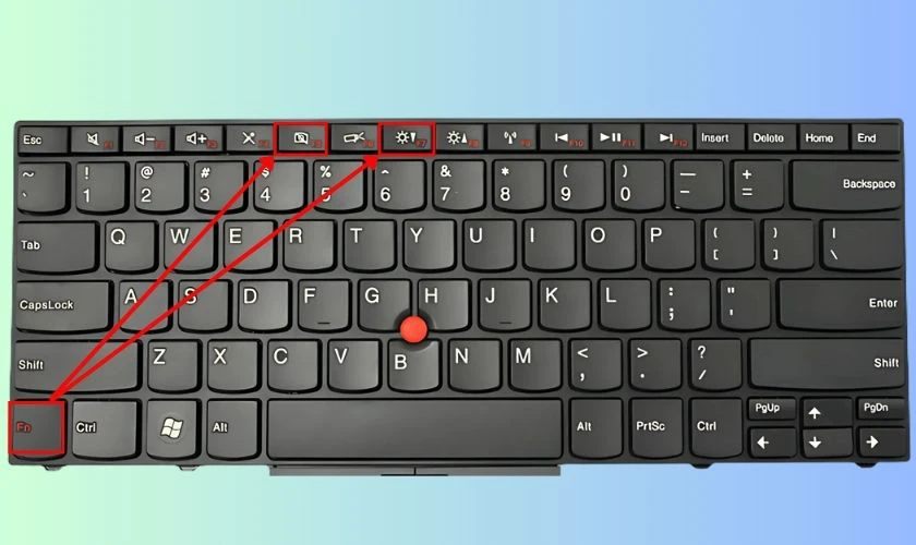 Cách kết nối Wifi cho laptop Lenovo bằng tổ hợp phím