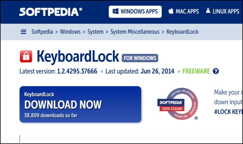 Cách khóa bàn phím laptop DELL bằng KeyboardLock